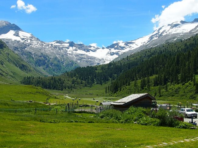 この広い野原で子供たちが遊んでいました。毎週のように家族でのんびり歩きに来るのだそうです。