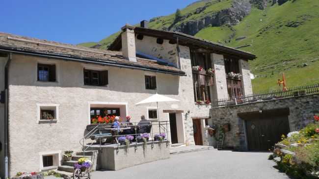 外でのんびりお茶を楽しんでいるのかな?