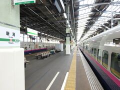 終点、新潟駅に到着。
先にも書いたとおり、ここまで来るのは７年ぶり。