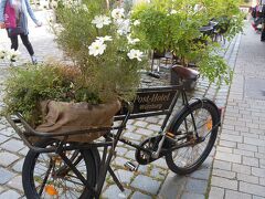 ローテンブルクの街
自転車のガーデニング。
おしゃれだね〜