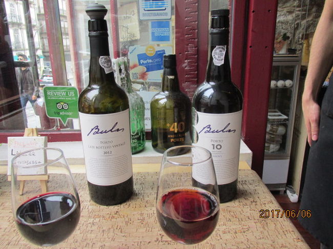 赤とロッソ、ポルトーワインの飲み比べだ。