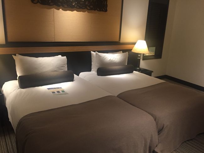 広くて綺麗なお部屋に３日間お世話になります！<br />ベッドはもちろんどちらを使っても良し。