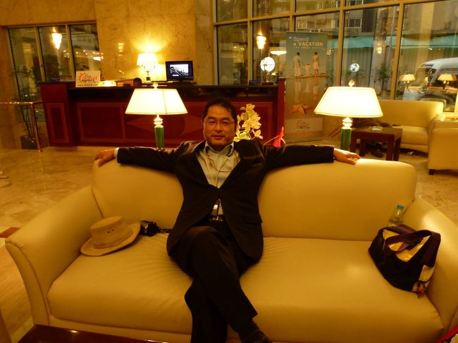 ホテルに到着です。<br />さすがにツアーなのでいいホテルです。