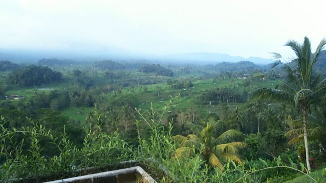 料理をサーブしてくれてたスタッフさんが「味は・・大丈夫でしたか？」と控えめに聞いて来ます。いや、美味しかったですよとっても！こちらこそヴィラ休業中なのに来てすみませ～んな気持ちですが(^_^;)<br /><br />ここのヴィラが載っているガイドブックを見せたりして彼と少しお話してました。