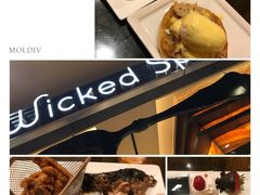 お腹がすいてきましたので、ベガス名物のビュッフェへ。

Wicked Spoon
ひとり六千円ぐらいのお値段で、席につくまでも並びます。
まぁ、１回は行くのもいいけど、高いよね。。。
味も、そんなにすごく美味しくもない。。。

アメリカには、もっと美味しい食べ物が安くてあるのですぅ。
