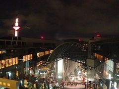 おなかの調子が悪くなり夜はゆっくりしました。
京都駅ビルからの眺望