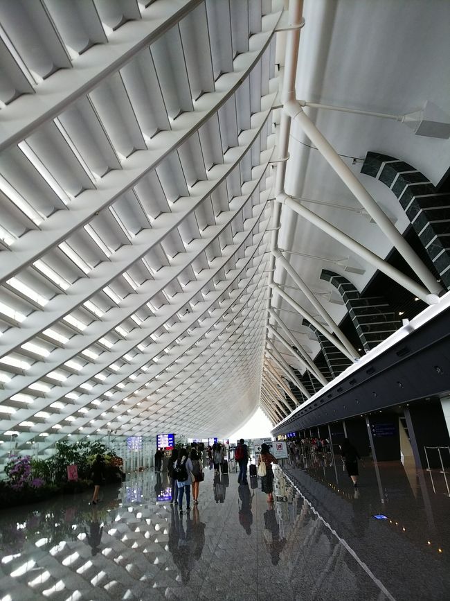 無事、台北桃園国際空港に到着です！<br />ケータイはある？　よしよし　ε-(´∀｀*)ﾎｯ<br />早朝便なので空いているかと思いきや…イミグレは、韓国からの団体客で長蛇の列！(°ω°)！<br />なんでも、先週末から韓国は大型連休に入ってるとか。30分ほど待って入国です。
