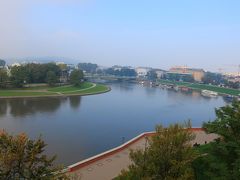 お城から見るヴィスワ川。