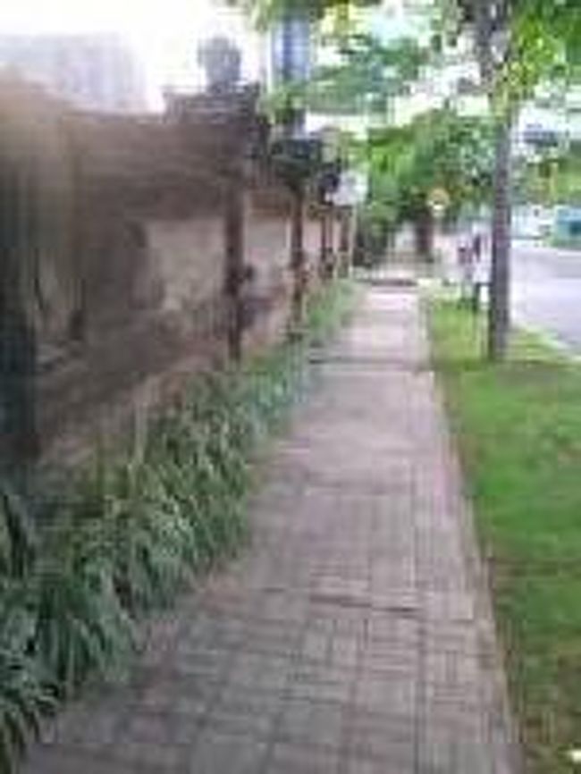 [２０１４/８/９]<br /><br />幹線を挟んで、右手側は空港の敷地、左手は一般住宅が続きます。