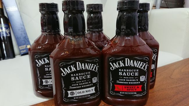 ジャックダニエルのバーベキューソースがあったから面白いっつーことでまとめ買い@$4.69