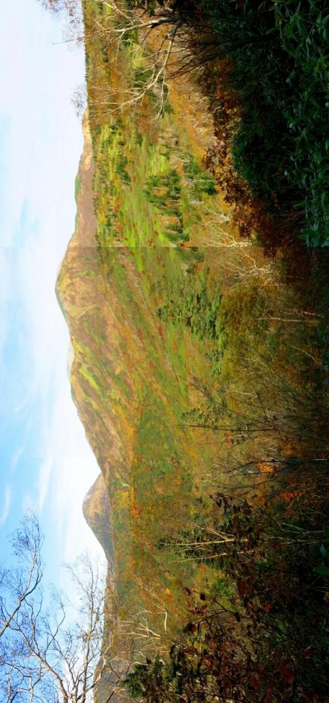 ドーン！<br /><br />おぉ～～～～っ<br /><br />無理矢理パノラマ、火打山に焼山