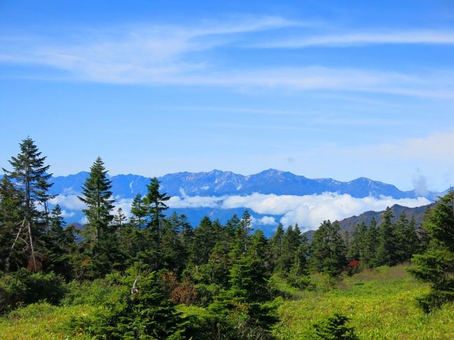 その向こうには白馬連峰