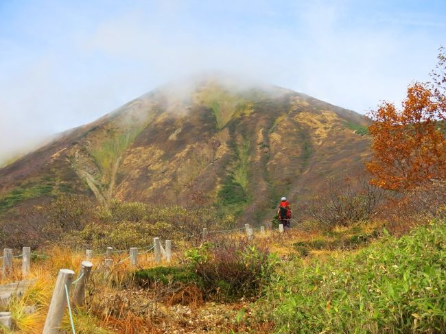正面にどっしり火打山