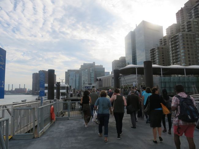 16:15　下船しました