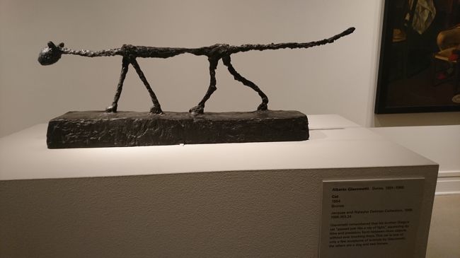 これも最近日本に来てたジャコメッティ