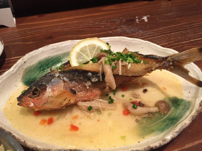 グルクンのにんにくバター焼き<br />これが絶品でした！<br />30分ほどでサクッと退店。ごちそうさまでした～