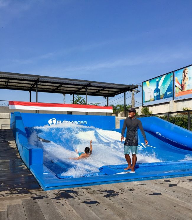 Bali 6日目 9/5 【ウェーブプールサーフィンやってみた