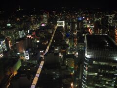 仙台まで戻りました。
駅西口にあるAER（アエル）の３１階展望テラスからの眺めです