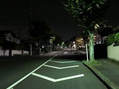 最近は夜の出発が増えました。ど田舎タウンを出発です。