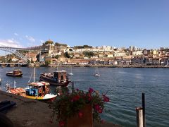 ドウロ川に出ました。ドウロ川はスペインから流れ出し、全長900キロメートルの大河で、ポルトはその河口部分に位置しています。
対岸のヴィラ・ノヴァ・デ・ガイアは、川沿いにワイナリーが軒を並べる地区で、ローマ帝国時代はカーレと呼ばれていたそうです。
当時は、この地区が川の河口の町として港（Portus）の役割を担っていたため、ポルトゥス・カーレと呼ばれるようになり、「ポルトガル」の語源になったと言われているそうです。
