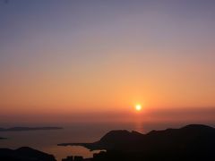 海に沈む夕陽が綺麗に見られて感動でした！