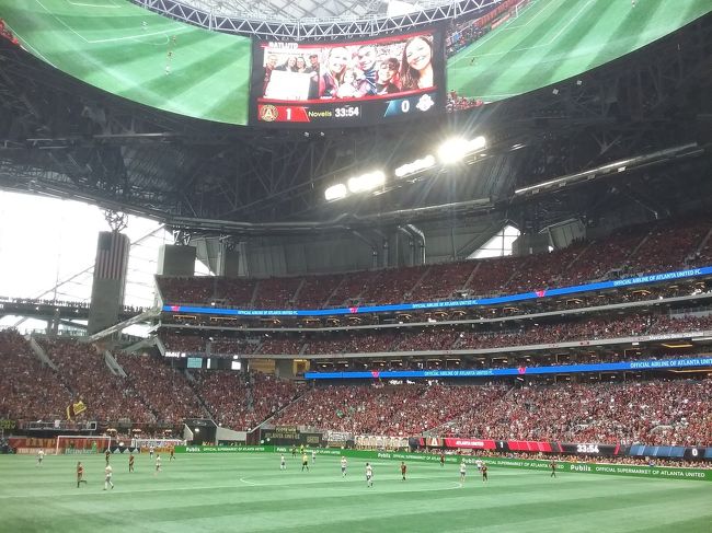 桜子の アトランタの新ランドマーク メルセデスベンツスタジアムでサッカー観戦 アトランタ アメリカ の旅行記 ブログ By 桜子さん フォートラベル