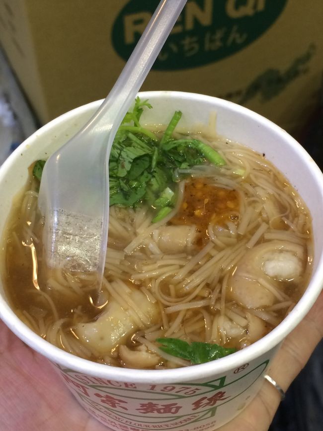 久しぶりに西門に行き麺線も食べました