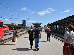 リュブリャナ1日目(全行程21日目)．
定刻から5分ほど遅れ12:40頃にLjubljana駅に到着．
