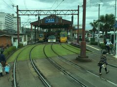 　市電の鹿児島駅前です。