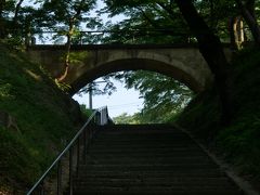 　康寿橋です。とても素晴らしい公園で、桜が種々あり、
春は花見に最高だと思います。