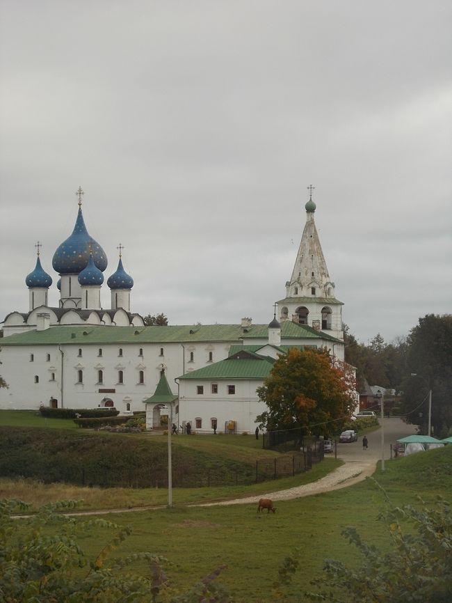 『　スズダリ　』　の　ホテル・・・に　１泊して<br />翌日は、　世界遺産　『　スズダリ　＆　ウラジミール　』　を　観光します。　<br /><br />「緑　豊か！な　原風景」の　あちこち・・・に　<br />「１１　～　１８世紀に、建築された！　教会。　修道院」が　<br />５０以上・・・も　ある　『　スズダリ　』。
