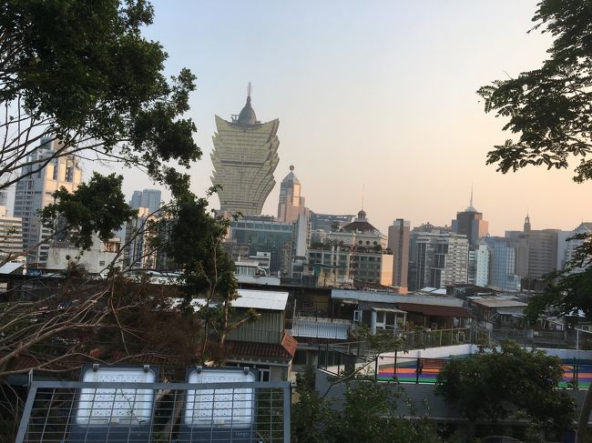 グランドリスボア方面。<br /><br />マカオタワーも一部確認できます！！！