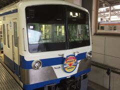 西武多摩川線の起点、武蔵境駅から出発です。
幸先よく、伊豆箱根鉄道1300系と同色にした新101系が止まっていました。
この電車はこの後も乗ることになります。