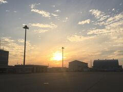 新潟に到着！

きれいな夕日です

無事に帰ってこれてよかったね