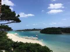 初日に行くはずだった川平湾。
綺麗な海になってました。