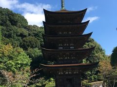 湯田温泉からほど近い瑠璃光寺を訪問。国宝の五重塔。