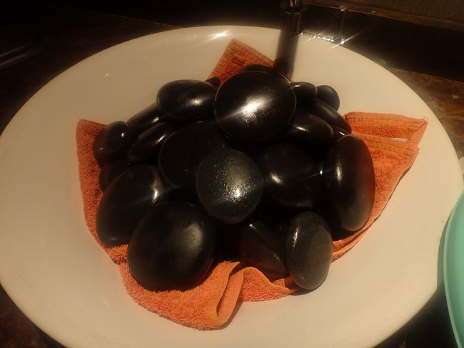 ホットストーンのメニューを予約しました。<br /><br />Chiのシグネチャーです。