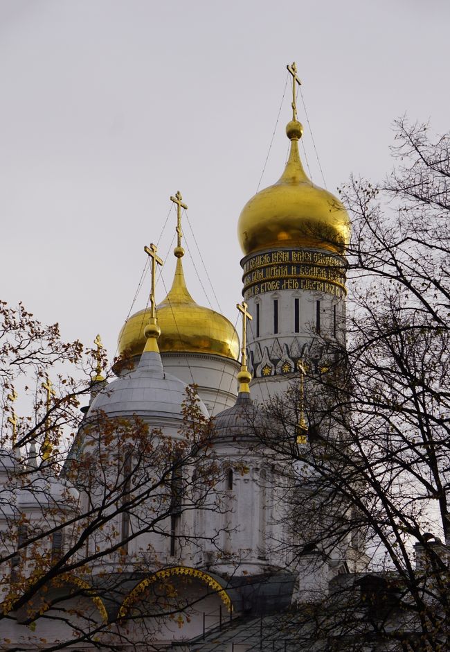 初冬のロシア旅（6）念願のクレムリン見学は武器庫にある