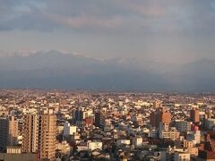富山市役所展望塔からの景色