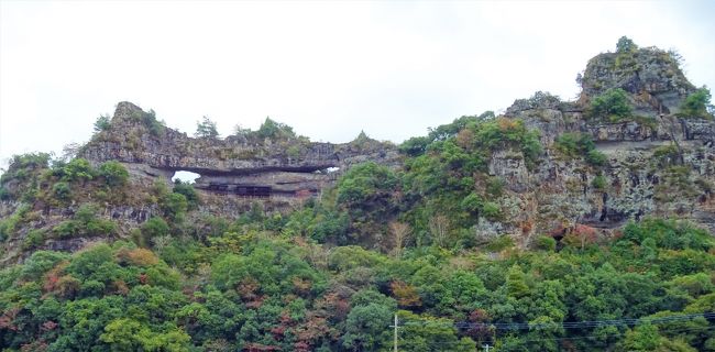 大分 耶馬渓 羅漢寺 陸の軍艦島といわれ日本のマチュピチュの