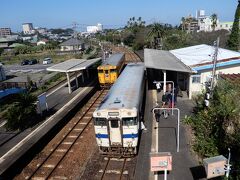 青島駅にも表敬訪問