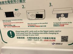 ホテルに戻り荷物をピックアップして
MRTで台北から桃園まで

移動中にスマホ充電出来ます