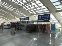 地下鉄の駅はターミナル3のC駅からすくでした。

こちらで切符を買います。
自販機がありますが、うわさ通り紙幣は読んでもらえず。
窓口で買いました。