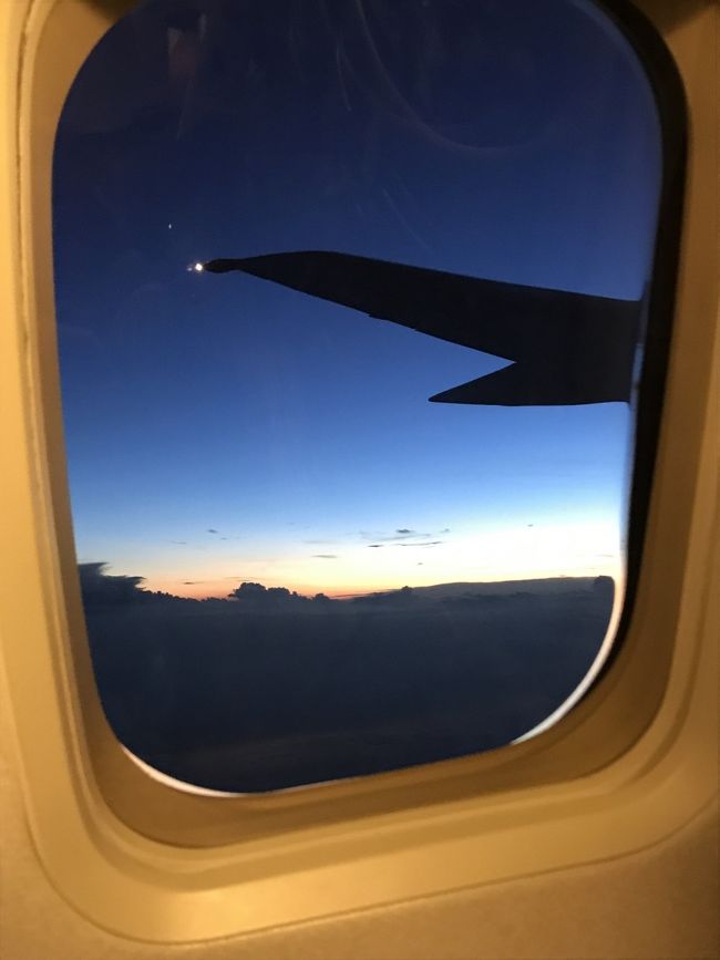 飛行機の中で日が沈みます<br /><br />キレイでした<br /><br />とは言え、私も眠い…<br /><br />仙台空港に到着したのは８時<br /><br />眠いのとだるいのと、まだ旅行中でテンション上がっているのと（笑）<br /><br />でもやっぱり疲れました(-_-)zzz<br /><br />国内線移動が地味に疲れますね…<br /><br />成田でゆっくり 後泊でもできれば良いのですが…<br /><br />その分 費用をかけるならハワイにもう一泊したいって思うんだろうな（笑）<br /><br />そして 今回のハワイも楽しかった！！<br /><br />また来年も夏休みに行ってきますよー(//∇//)！！<br /><br />あー楽しみ(*´ω`*)<br /><br /><br />今回の旅行記もほぼ家族の備忘録でした<br /><br />ここまで読んで頂いた皆様！<br /><br />本当にありがとうございました！！<br />