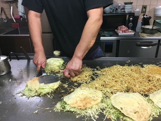 さあ、いよいよお好み焼き！