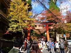 到着！
すごい人だ。