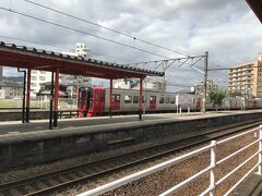 てことで、台風の影響でダイヤが乱れる中、博多駅からＪＲで二日市駅へ