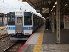 　415系1500番台に乗れば、もう九州に帰って来たような気分に。