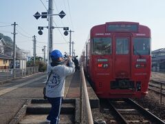　というわけで、現在の終点・光岡駅で下車。