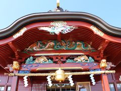 『武蔵御嶽神社』
翌日、神社へ参拝。
朱色が鮮やかな神社でした。